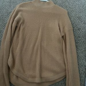 Tan turtleneck